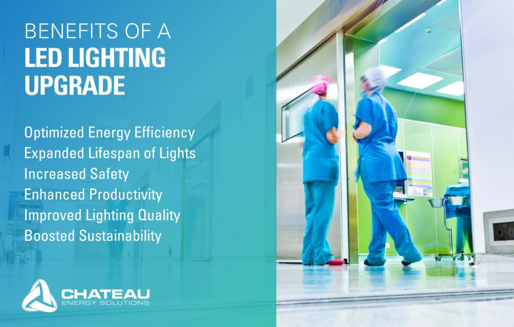 Chateau Energy LED lighting upgrade benefits